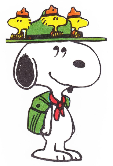 Snoopy Hat with Scouts